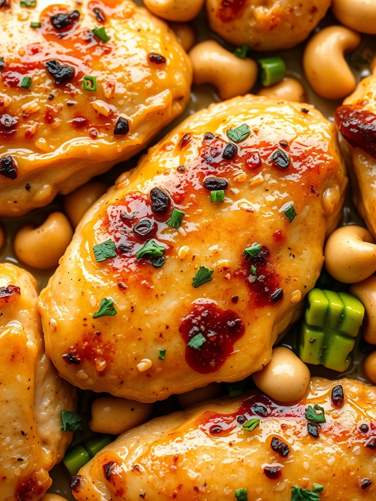 Easy Sheet Pan Cashew Chicken Recipe for Busy Weeknights ingredients