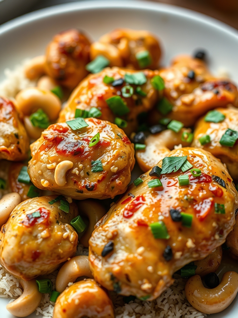 Easy Sheet Pan Cashew Chicken Recipe