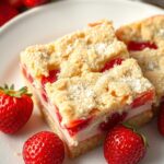 Easy Strawberry Shortcake Bars with Buttery Crust
