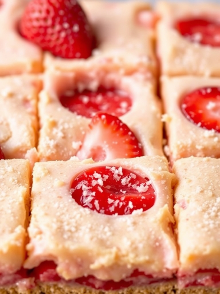 Easy Strawberry Shortcake Bars with Buttery Crust ingredients 1