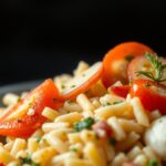 Flavorful Spring Orzo Pasta Saladingredients
