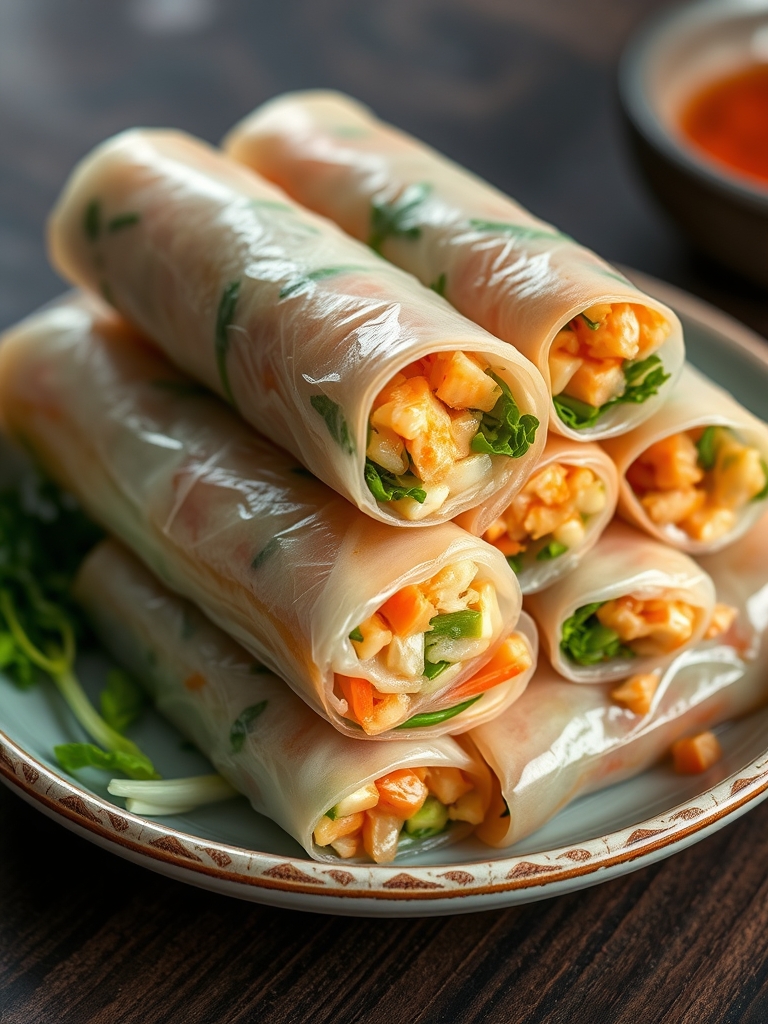 Fresh Vietnamese Spring Rolls