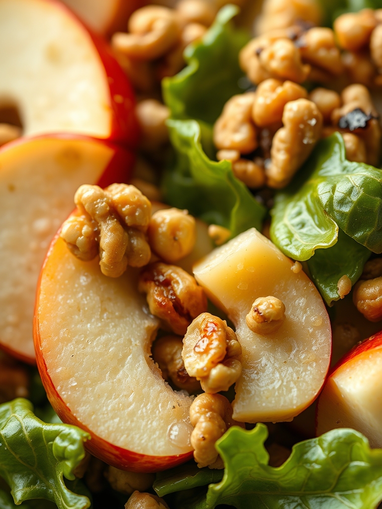 Fresh Walnut Apple Salad ingredients 1