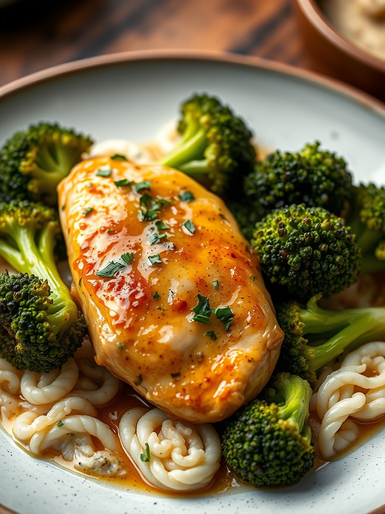 Garlic Butter Chicken & Broccoli