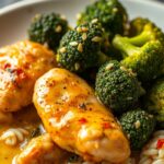 Garlic Butter Chicken & Broccoli