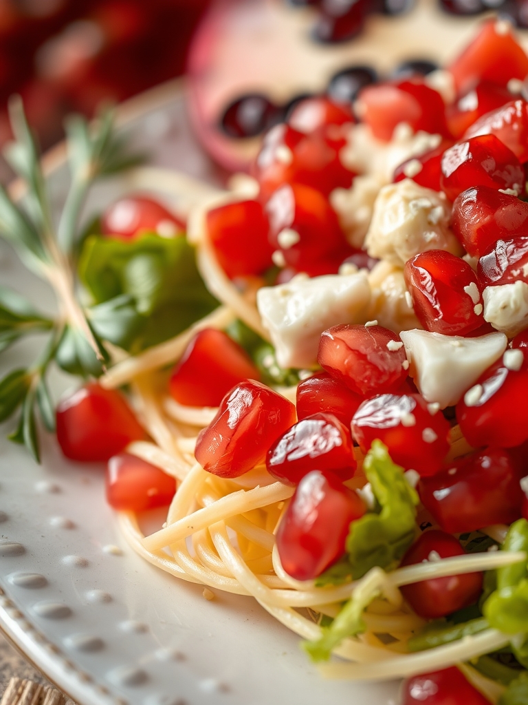 Healthy Winter Salad with Pomegranate