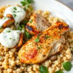Herbed Chicken and Couscous Bowls with Creamy Tzatziki Recipe