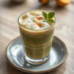 Iced Mango Matcha Latte
