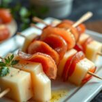 Italian Melon Prosciutto Skewers