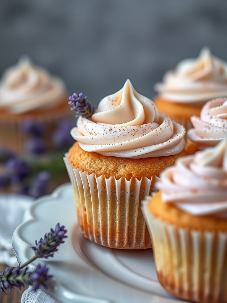 Lavender Honey Cupcakes