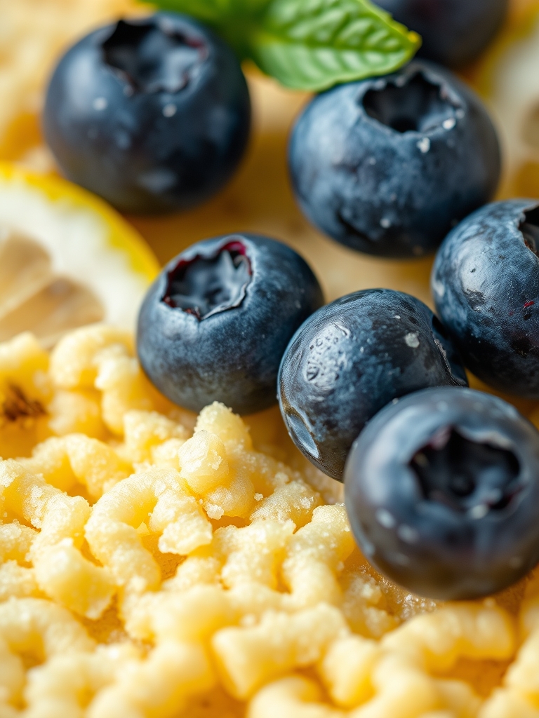 Lemon Blueberry Cake ingredients 1
