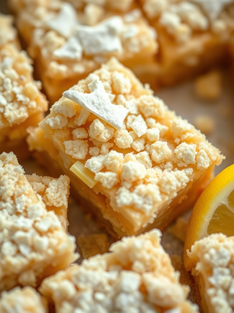 Lemon Crumb Bars ingredients 1