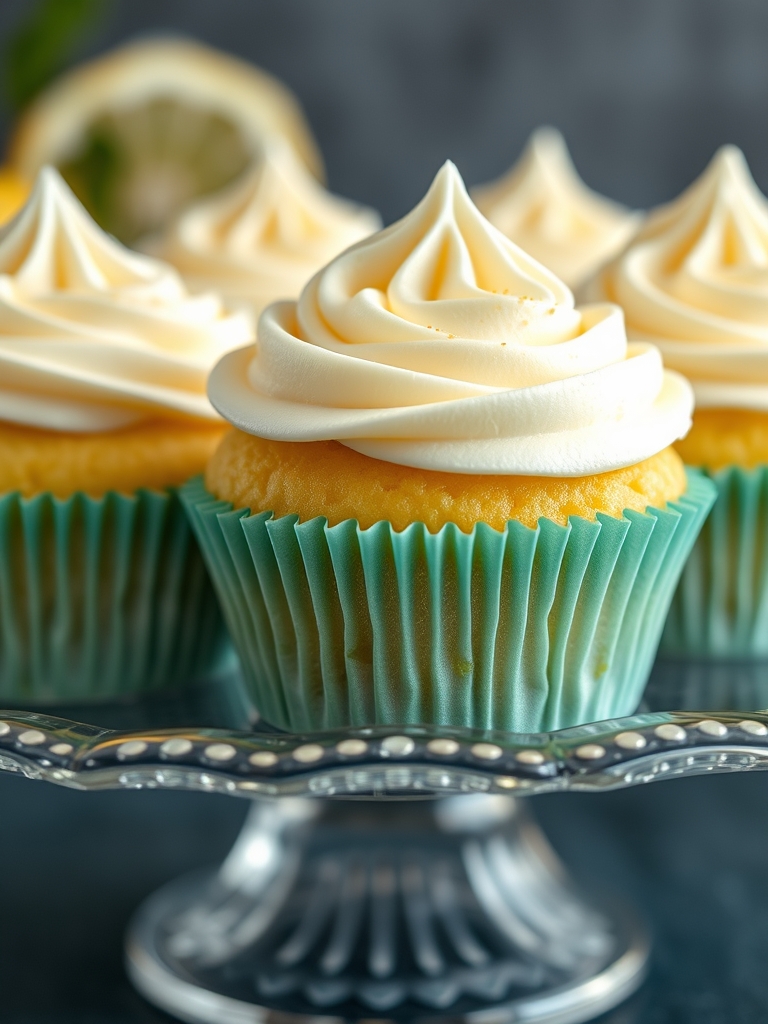 Lemon Elderflower Cupcakes