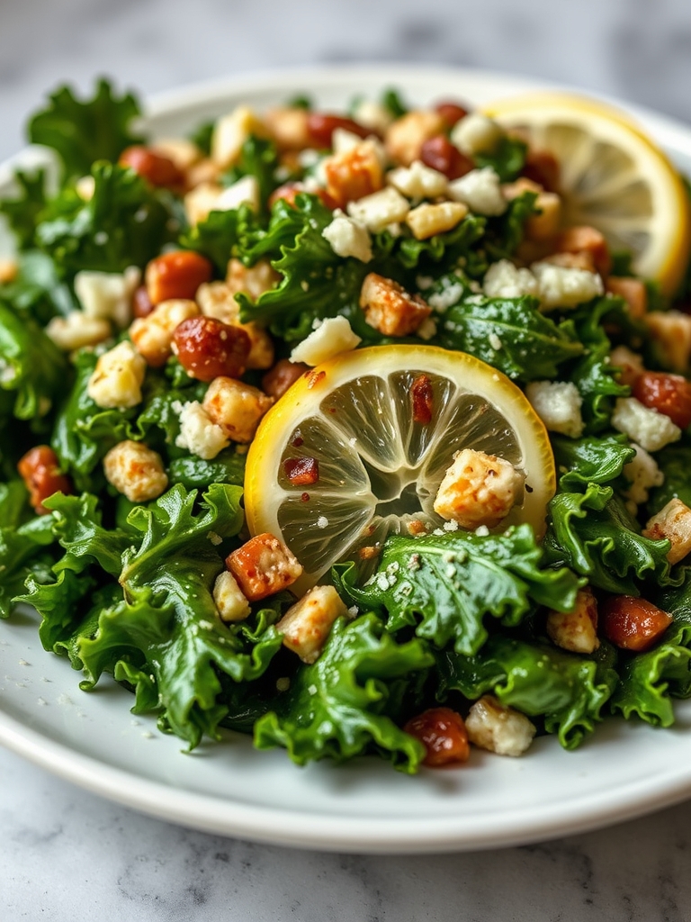 Lemon Parm Kale Salad