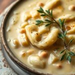 Lemony Tuscan Artichoke Soup