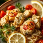 Mediterranean-Inspired Lemon-Dill Chicken Bowls