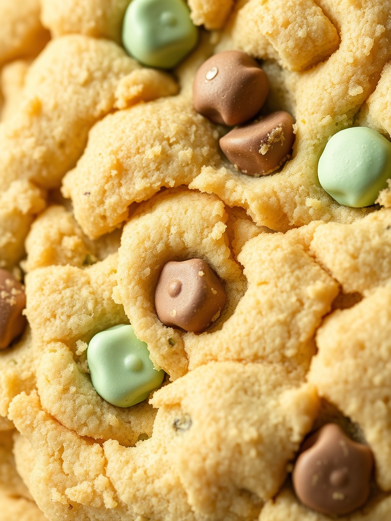 Minty Chip Cake Mix Cookies Ingredients