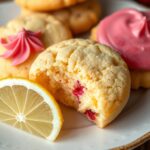 Moist Lemon Cookies with Raspberry Frostingingredients