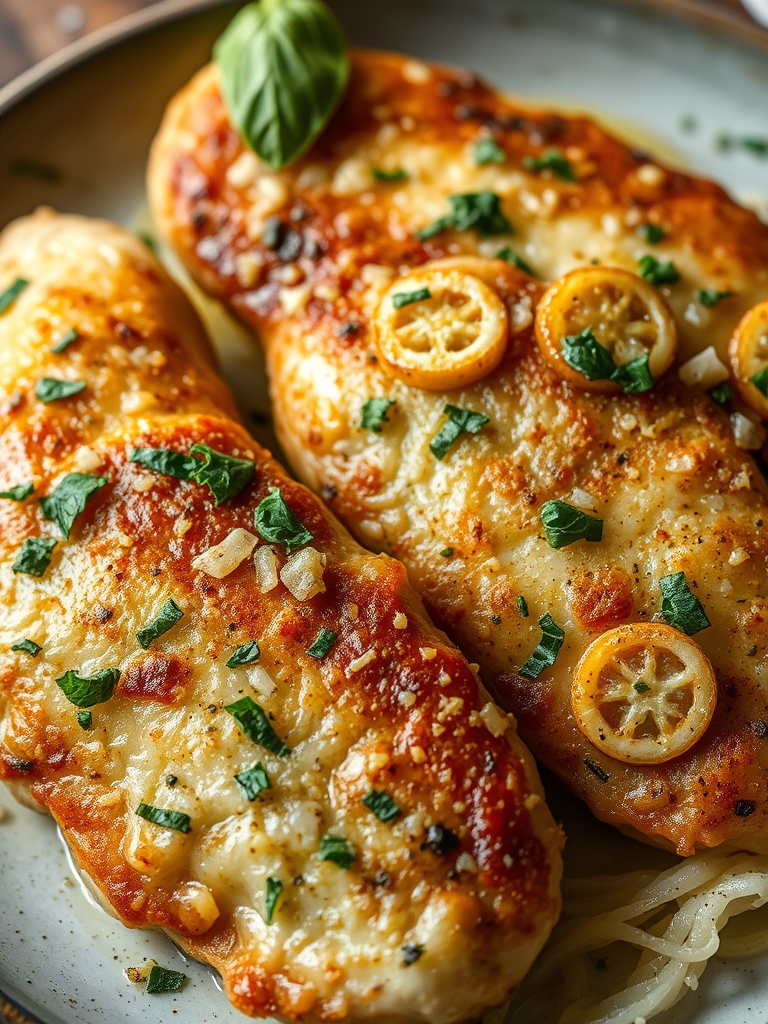 Parmesan-Basil Chicken Cutlets