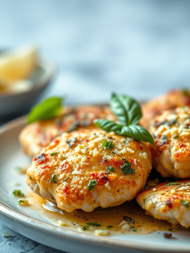 Parmesan-Basil Chicken Cutlets