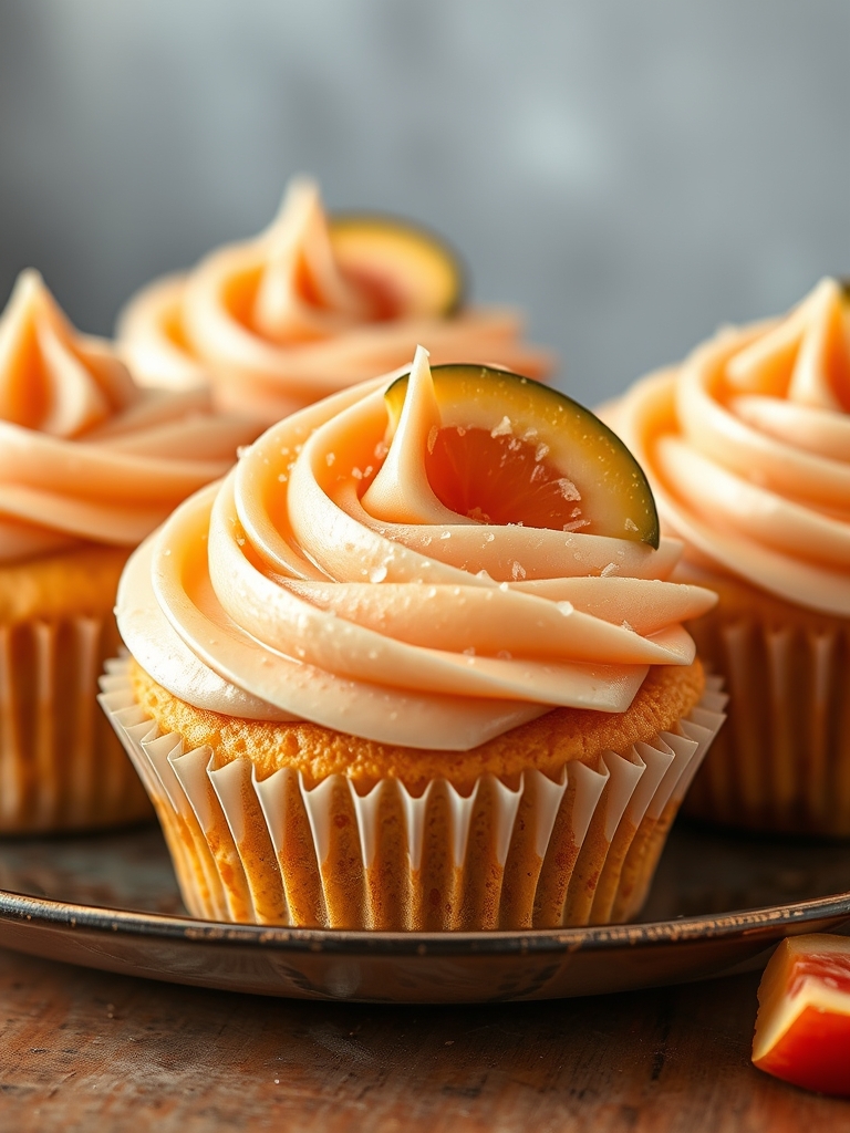 Peach Bellini Cupcakes