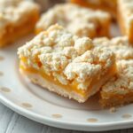 Peaches and Cream Crumble Bars
