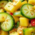 Pineapple Cucumber Salad ingredients 1