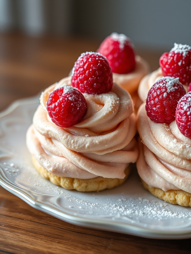Raspberry Cream Napoleons