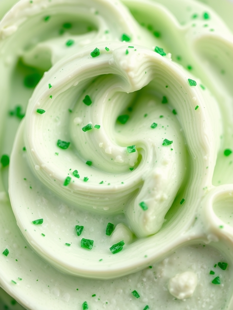 Shamrock Cheesecake Fluff ingredients