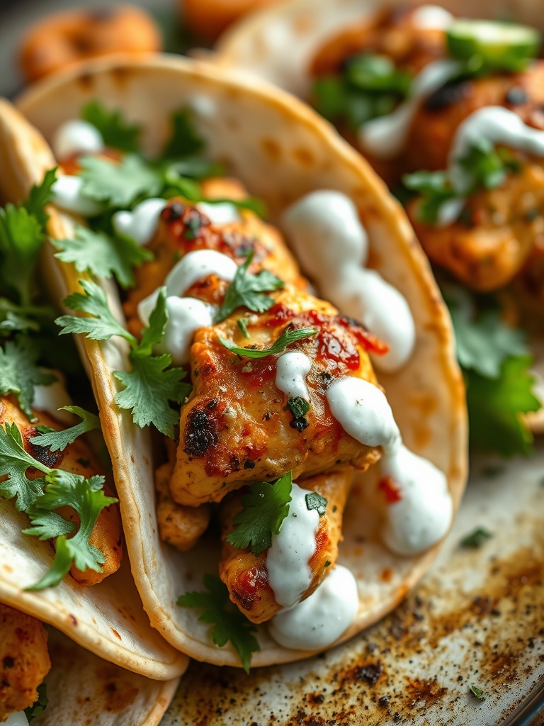 Sheet Pan Chicken Pitas with Herby Ranch Recipe