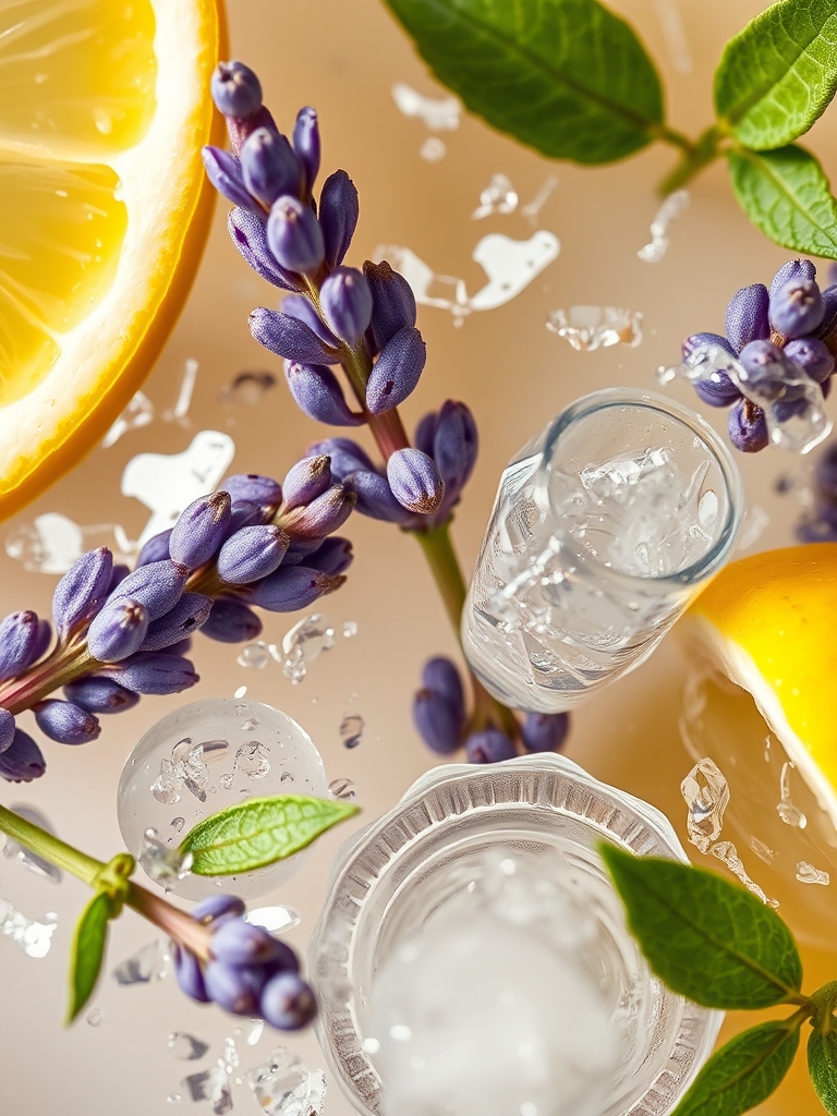 Sparkling Lavender Lemonade ingredients 1