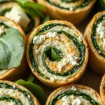 Spinach and Feta Pinwheels (gluten-free)ingredients