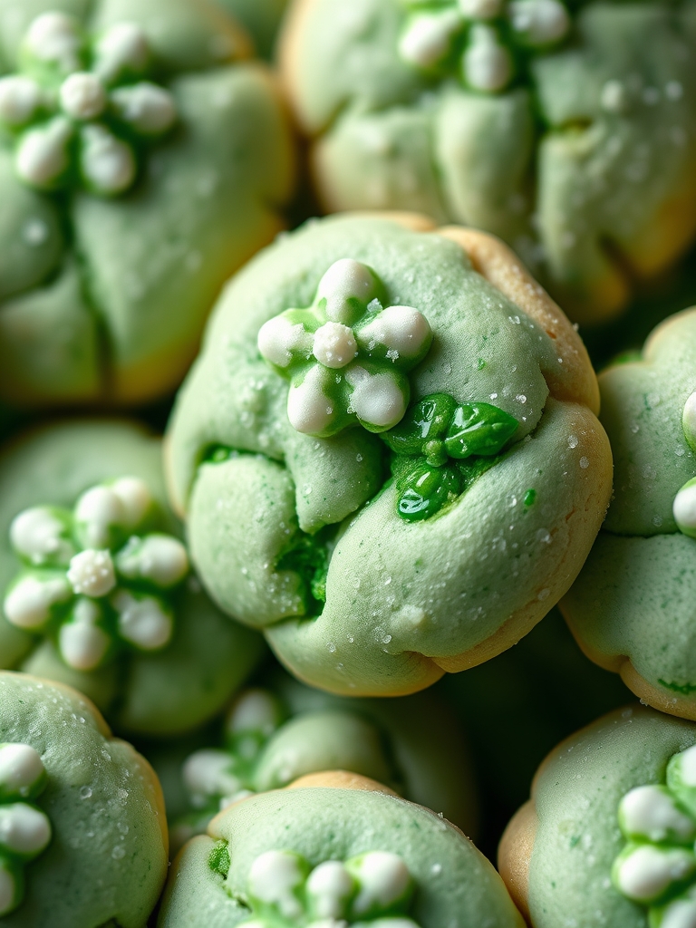 St. Patrick's Day Mint Blossom Cookies Ingredients
