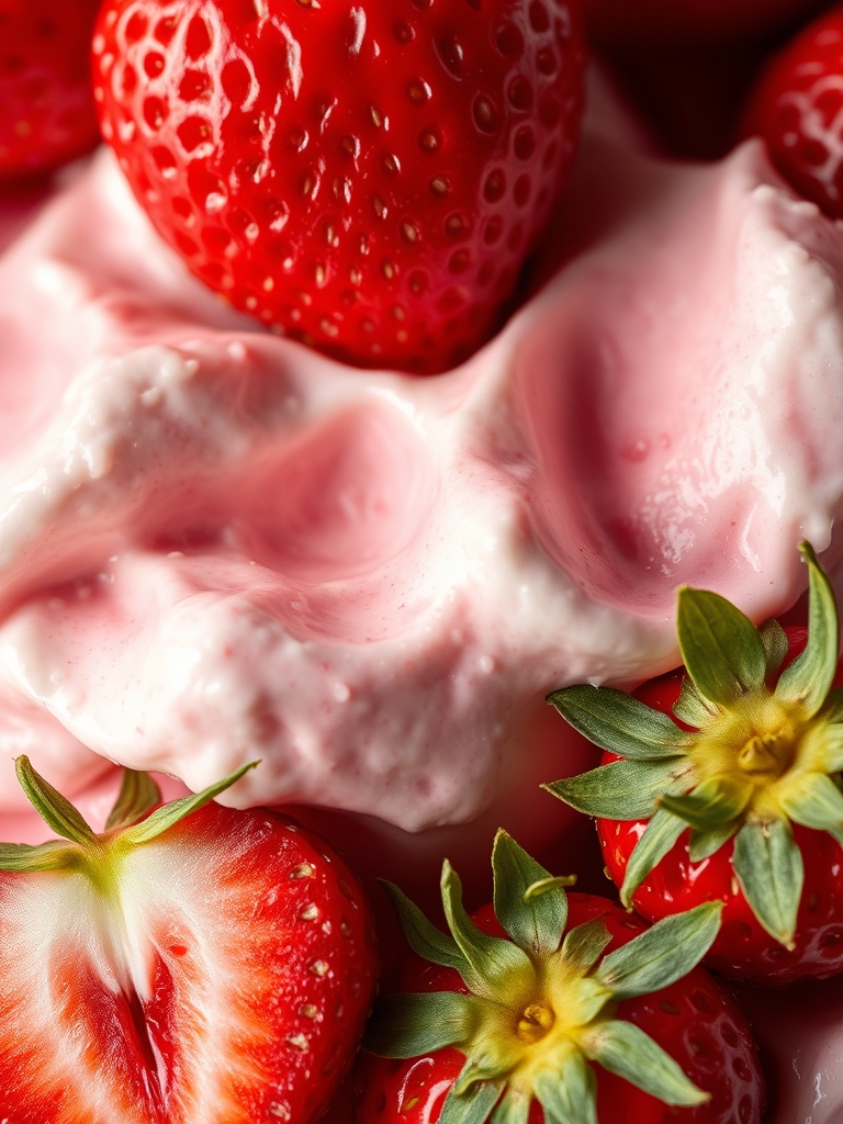 Strawberries and Cream Cocktail ingredients 1