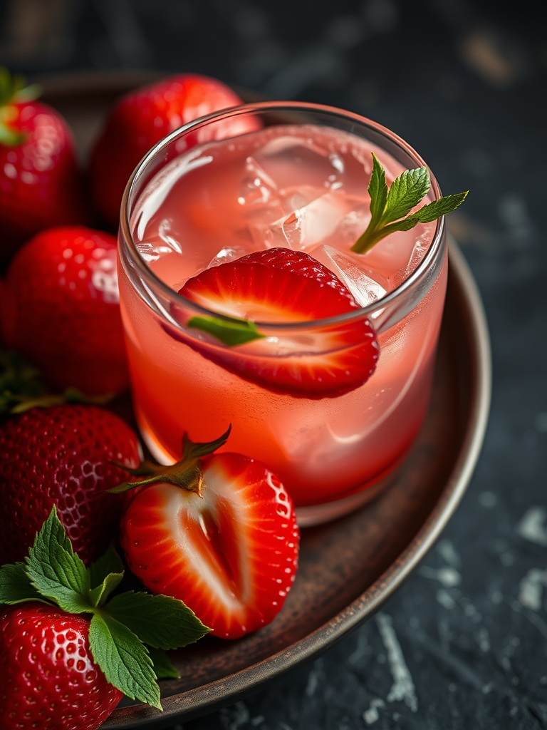 Strawberry Hugo Spritz Recipe