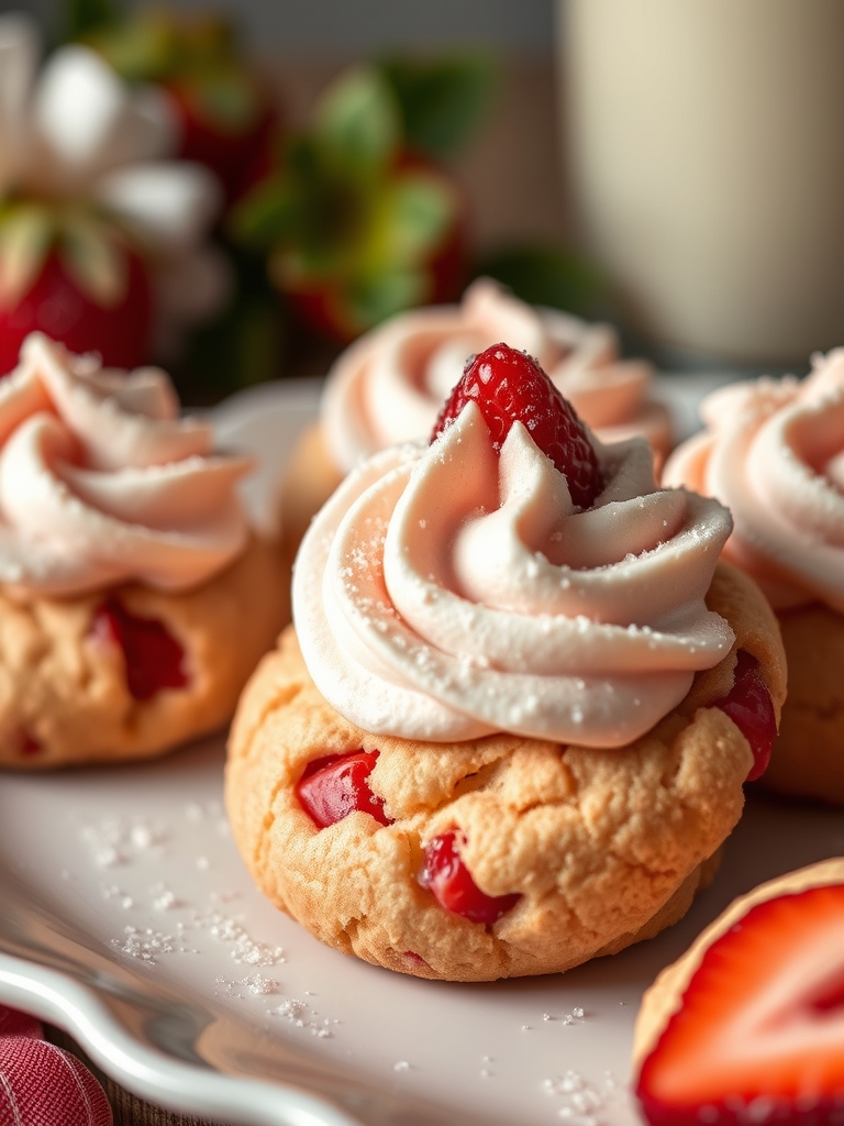 Strawberry Shortcake Cookies
