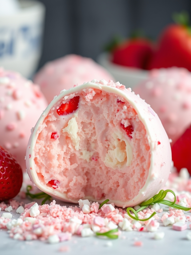 Strawberry Shortcake Easter Egg Bombs ingredients 1