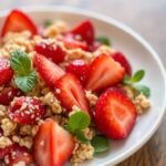 Sweet & Savory Strawberry Crunch Salad