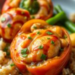 Teriyaki Pineapple Chicken and Rice Stuffed Peppersingredients