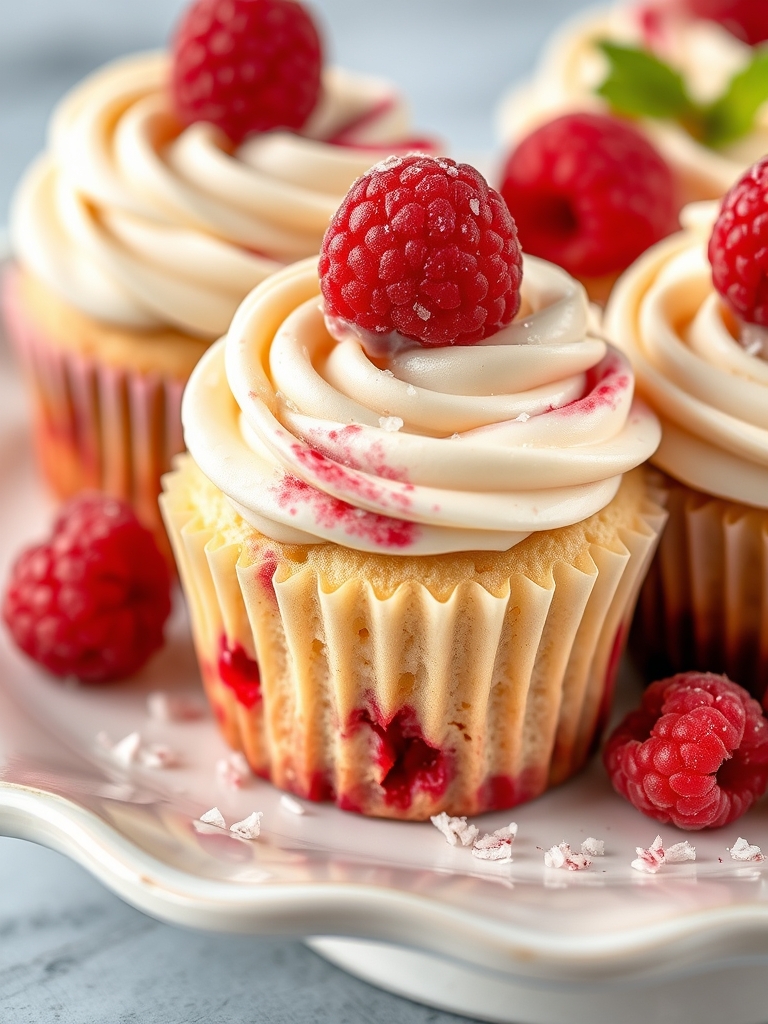 The Best White Chocolate Raspberry Cupcakes