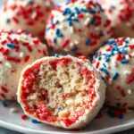 4th of July Cake Balls