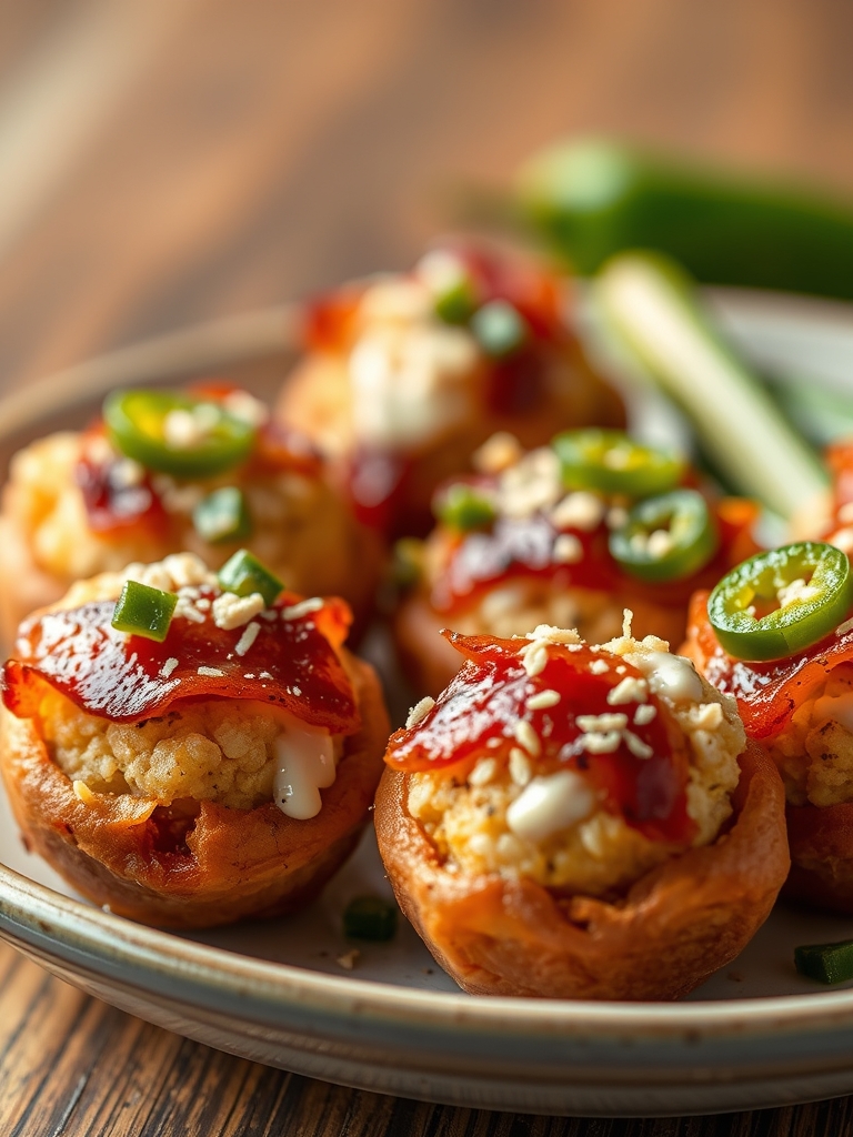 Bacon Jalapeño Popper Bites