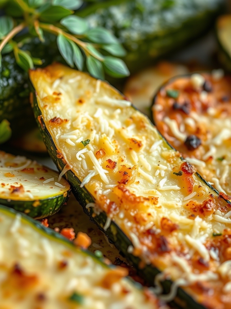 How to Make the Best Baked Parmesan Zucchini for Your Holiday Feasts 3 Baked Parmesan Zucchini Christmas Recipe Thanksgiving Recipe ingredients