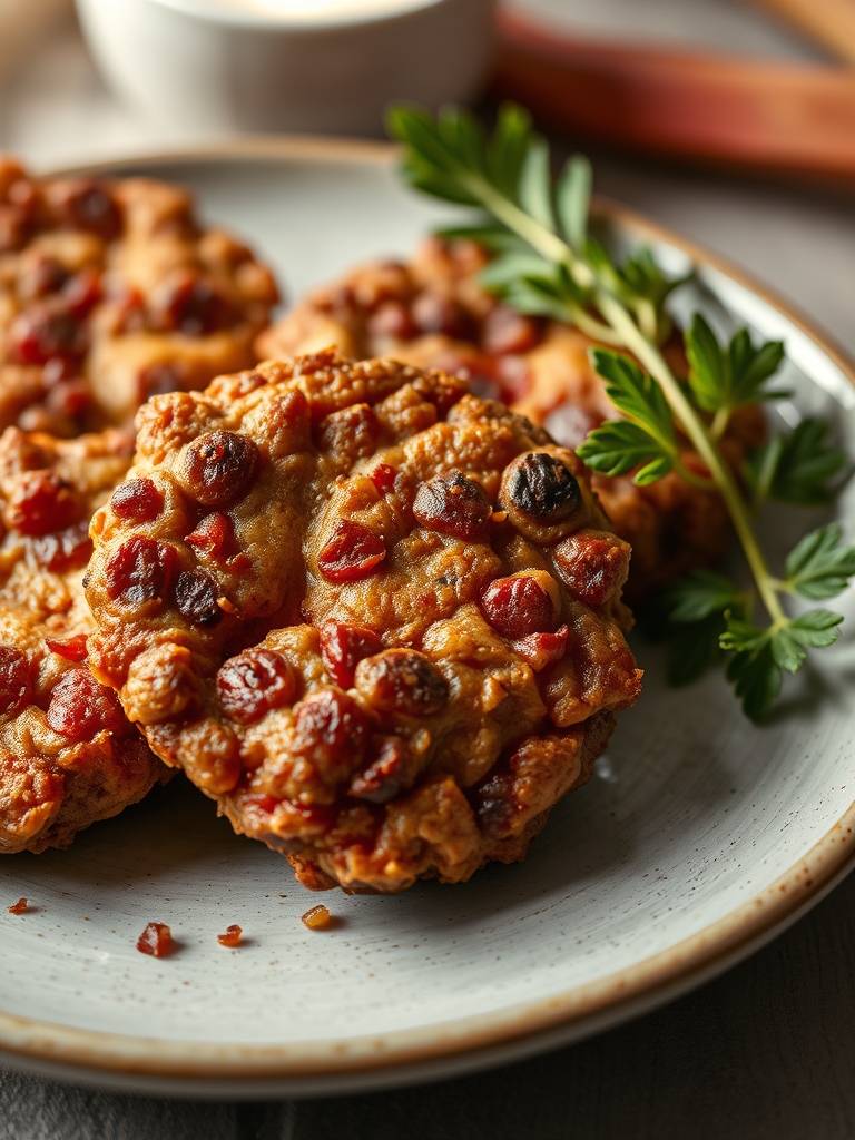 Baked Rhubarb Fritters