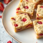 Best Rhubarb Shortbread Bars with Buttery Texture