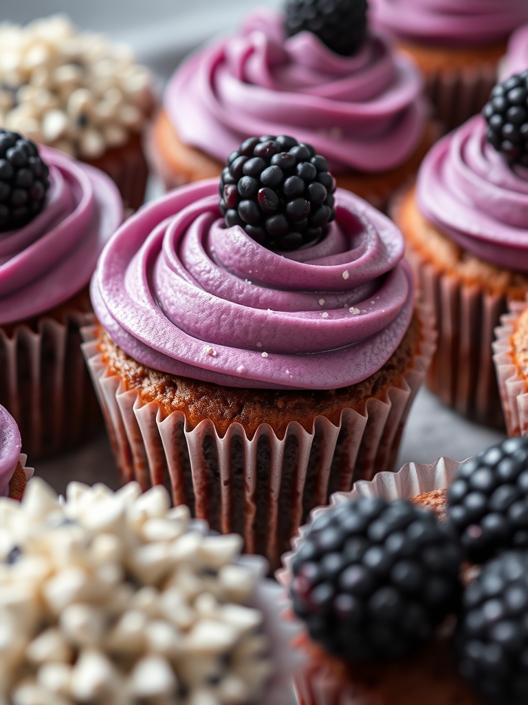 Blackberry Earl Grey Cupcakes ingredients 2