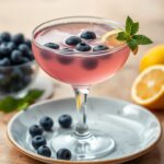 Blueberry Limoncello Martini