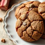 Brown Sugar Rhubarb Cookies