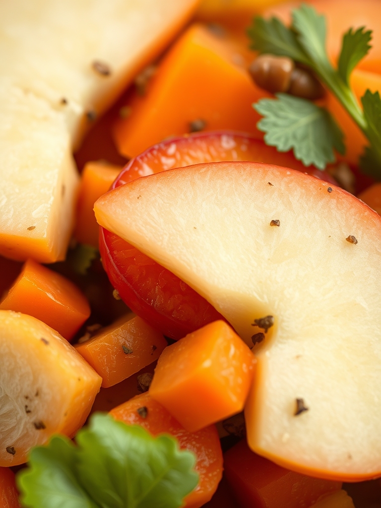 Carrot Apple Salad ingredients 1