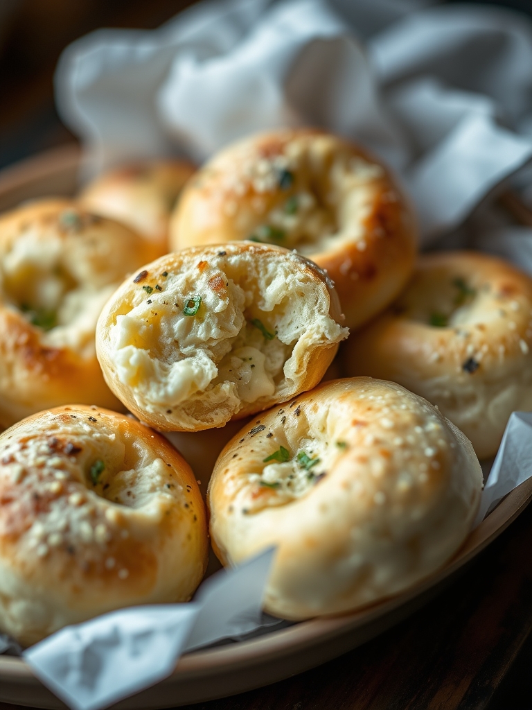 Cheesy garlic rolls